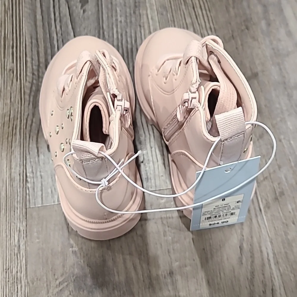 Cat & Jack Toddler Pearl Studded Pink Boots